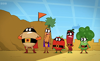 Supertato S03E09 Super Sandcastle