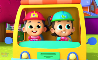 Wheels On The Garbage Truck Vehicle Rhyme