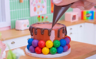 Satisfying Baking Miniature Watermelon Oreo Vs Watermelon Kitkat Cake Battle