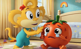 Five Little Vegetables Jumping On The Bed