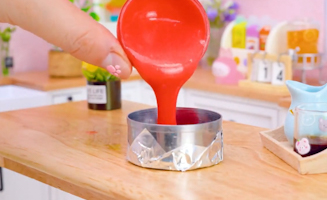 Satisfying Baking Miniature Perfect Watermelon Kitkat Cake Vs Ice Cream