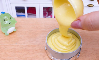 Can You Guess Whats Inside This Rainbow Dessert - Miniature Rainbow Jelly Cake