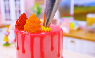 Satisfying Baking Miniature Rainbow Oreo Vs Watermelon Oreo Cake Showdown