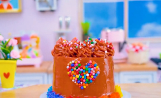 Making The Most Amazing Surprise Eggs At Home - Miniature Rainbow Skittles Cake