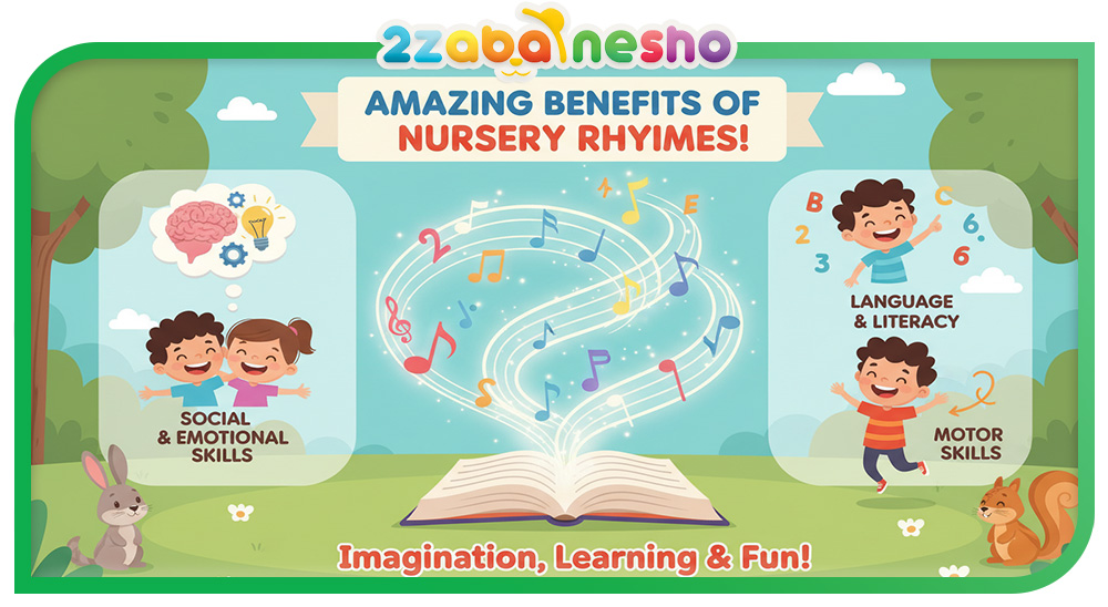 ۷ مزیت شگفت‌انگیز شعرهای کودکانه