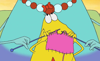 Molly Monster S02E25 Knitting