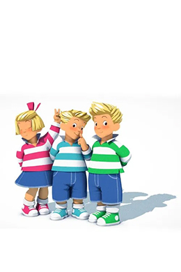 دانلود کارتون Les Triples زبان فرانسوی