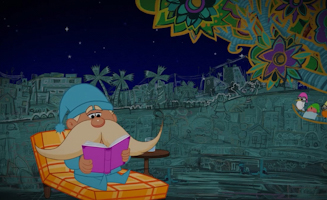 Sami And Basma Are Reading A Book