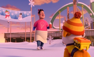 Rubble and Crew S02E25 The Crew Builds a Winter Wonderland - The Crew Builds a Giant Snow Squirrelly Whirly