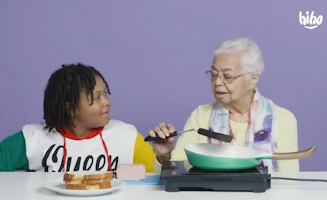 Jaylin Tries Her Great Grandmas Favorite Childhood Food