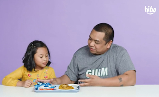 Celine Tries Her Dads Military Dorm Food