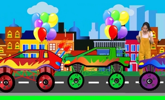 Monster Trucks Toy Colors Song