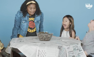 Kids Try Crawfish Boil