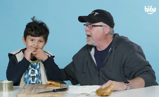 Kids Try A Burger In A Can