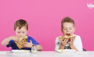 Kids Try Pizza Battle New York Thin Crust Vs Chicago Deep Dish