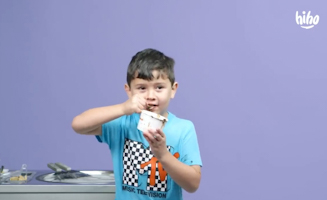 Kids Try Rolled Ice Cream