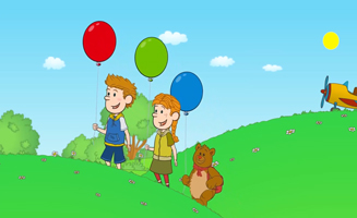 Ein Grober Ein Runder Ein Roter Luftballon