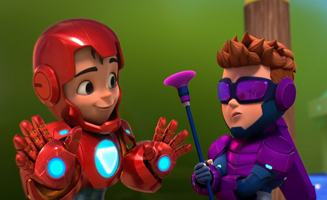 Iron Man and His Awesome Friends S01E23 Hawkeye and the Super Smelly Stink Arrows - Lokis Movie Mania