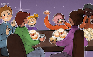 Polnische Sube Krapfen Zum-Fetten Donnerstag