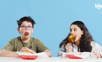 Kids Try Fair Food From Around The World