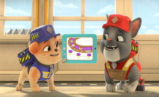 Rubble and Crew S04E05 The Crew Builds a Conveyor Belt Restaurant - The Crew Builds a Community Soup