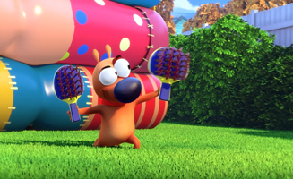 Pat The Dog S01E06 Baboon Beasties Vs Bouncy Castles
