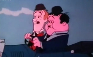 A Laurel and Hardy Cartoon S01E70 Ghost Town Clowns