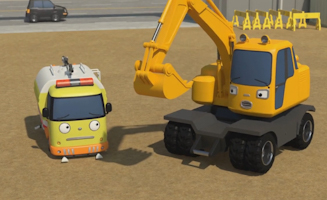 Tayo The Little Bus S06E05 Rubby Becomes a Sprinkler Truck