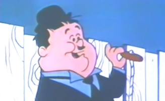 A Laurel and Hardy Cartoon S01E03 How Green Was My Lawn Mower