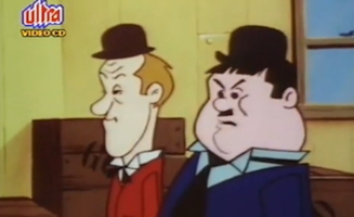 A Laurel and Hardy Cartoon S01E75 Train Strain