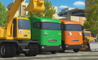 Tayo The Little Bus S06E13 Let's Go! The Heavy Machinery Rangers