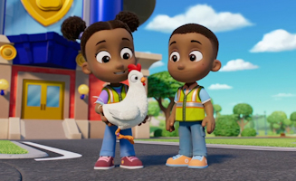Paw Patrol S12E11E12 Search Rescue Pups Help The Chickens Cross - The Road Pups Save A Lost Ryder