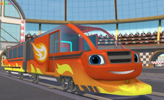 Blaze And The Monster Machines S09E11 The Great Train Race