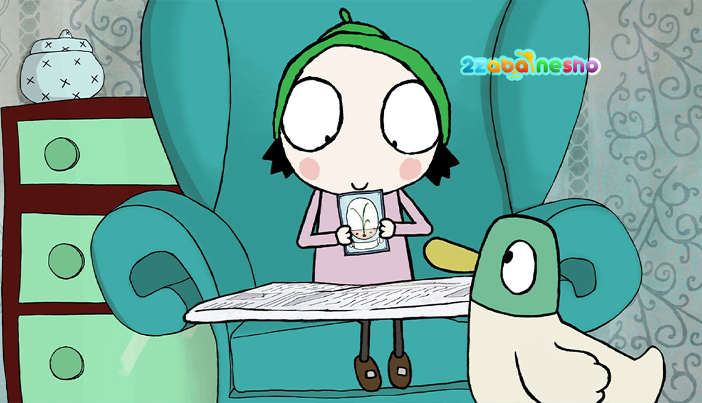 کارتون Sarah and Duck