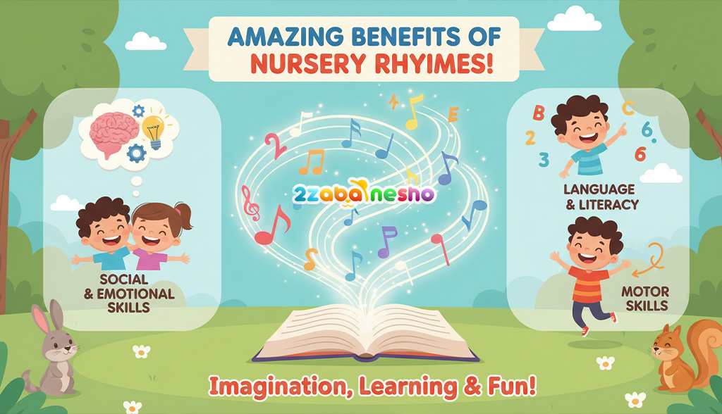 ۷ مزیت شگفت‌انگیز شعرهای کودکانه