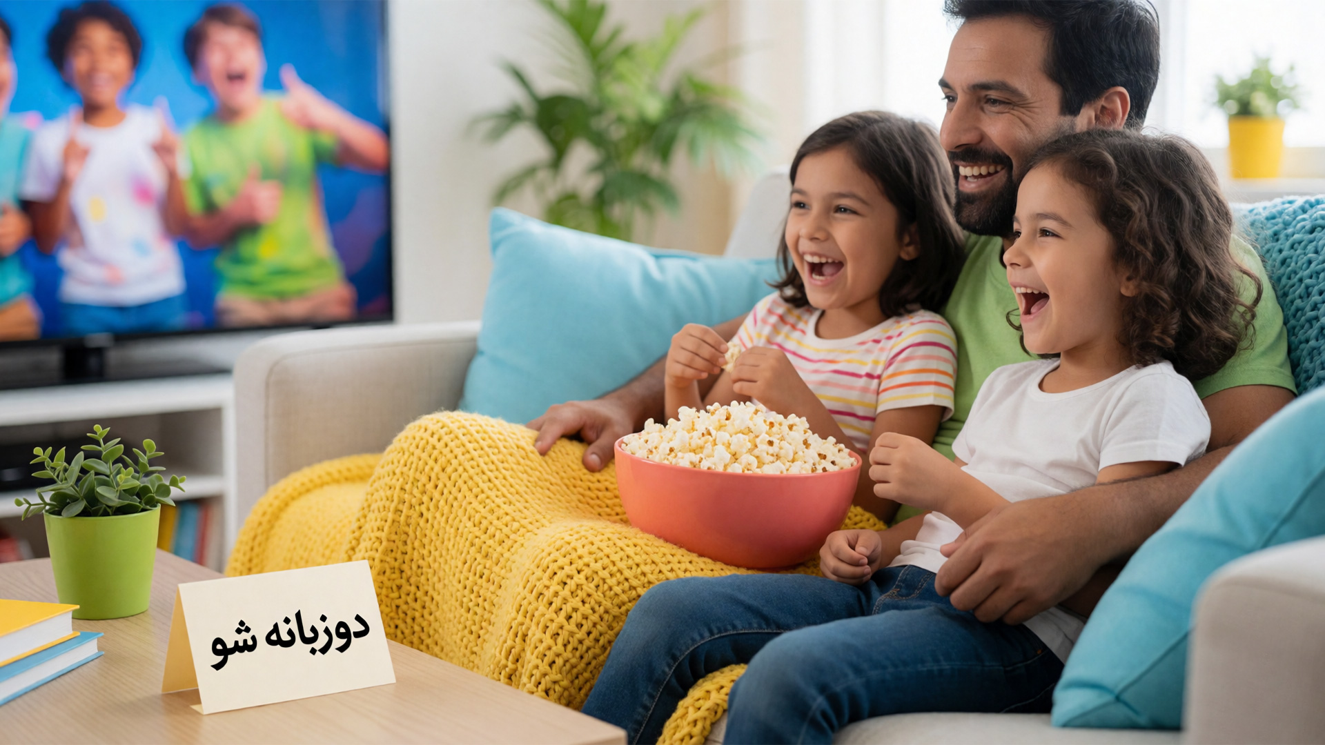 آموزش زبان با کارتون و انیمیشن