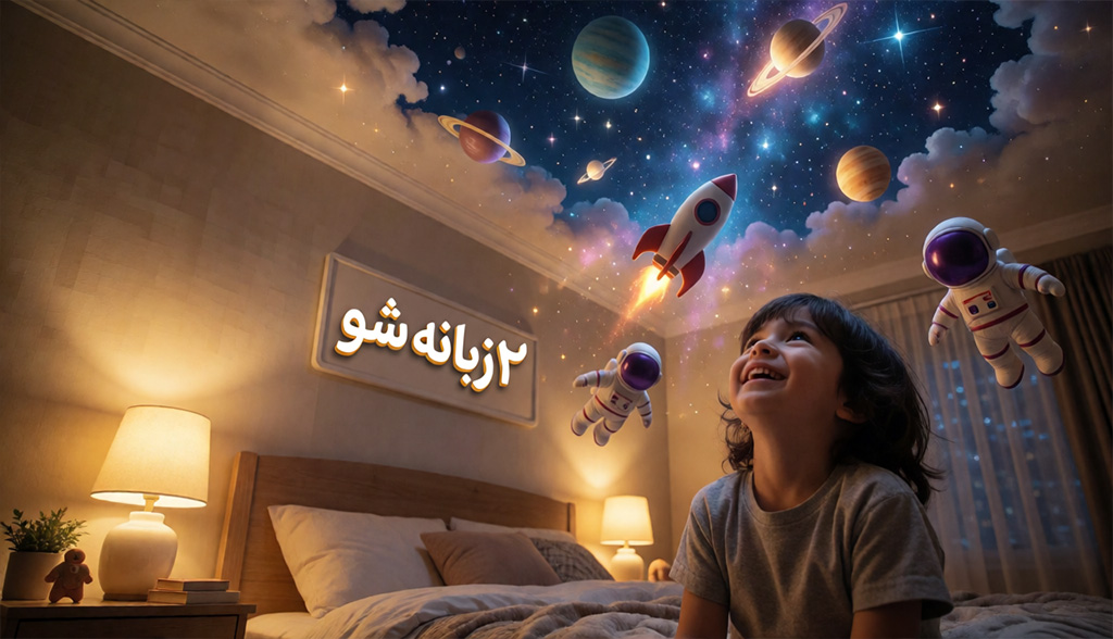 کارتون فضایی و نجوم برای کودکان