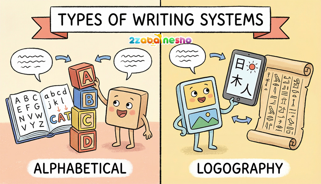 آموزش خواندن و نوشتن زبان انگلیسی