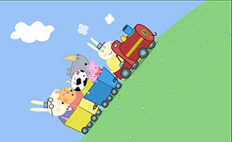 Peppa Pig S04E20 Grandpa Pigs Train to the Rescue