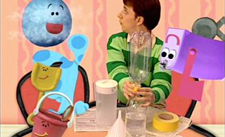 Blues Clues S02E05 What Experiment Does Blue Want to Try