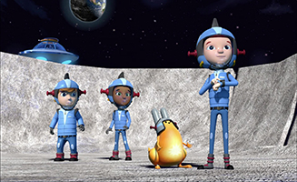 Ready Jet Go S01E05 How Come the Moon Has Craters - Backyard Moon Base