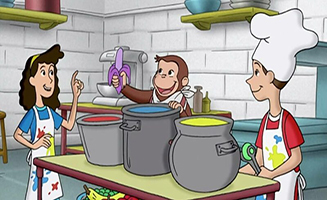 Curious George S03E05b The Color Of Monkey