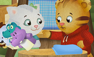Daniel Tigers Neighborhood S03E02 Sharing at the Library - Daniel Shares With Margaret