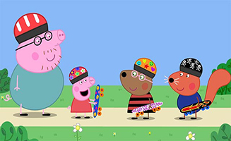 Peppa Pig S07E22 Skateboarding