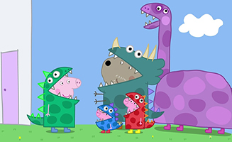 Peppa Pig S07E47 Dinosaur Party