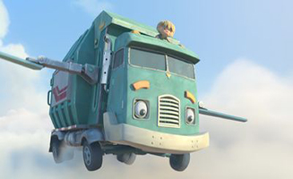 Trash Truck S01E01 Four Wheels And Flies