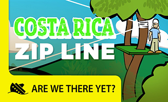 Costa Rica Zip Line - Travel Kids in South America