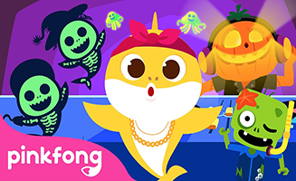 Pinkfong Baby Sharks Halloween Freeze Dance - Halloween Song
