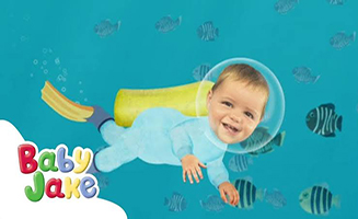 Baby Jake Underwater to Snowy Mountains Winter Holidays