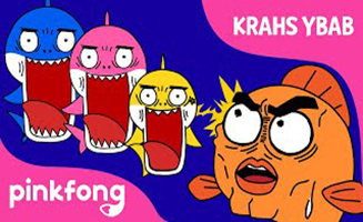 Pinkfong Krahs Ybab - Baby Shark Funny Version